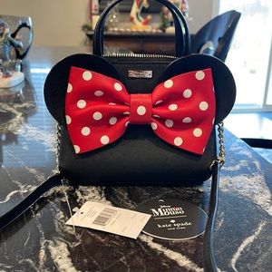 NWT Kate Spade Minnie Mouse Mini Maisie Handbag